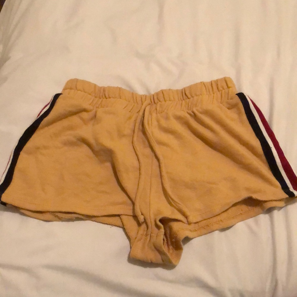 Yellow Sleepwear Shorts